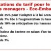 Les augmentations de tarifs pour le recyclage des emballages ménagers - Eco-Emballages
